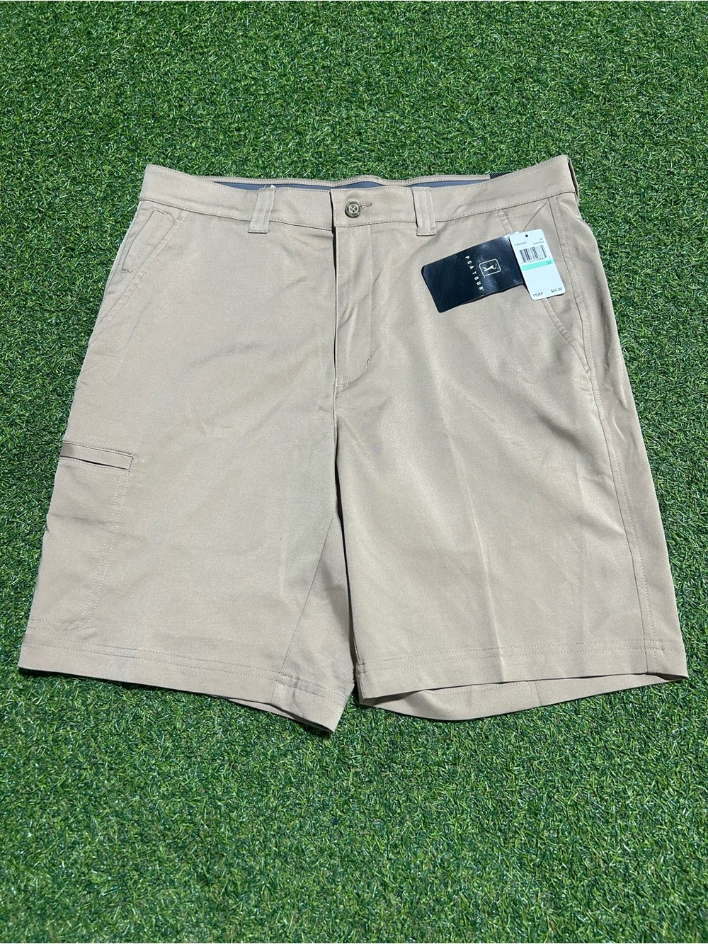Men’s PGA Tour Tan Khaki Golf Shorts
